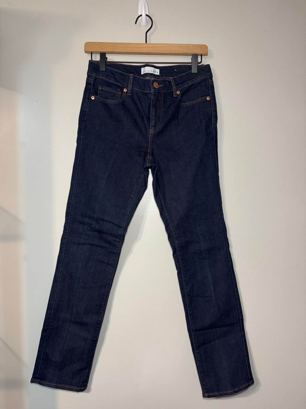 Loft modern straight jeans